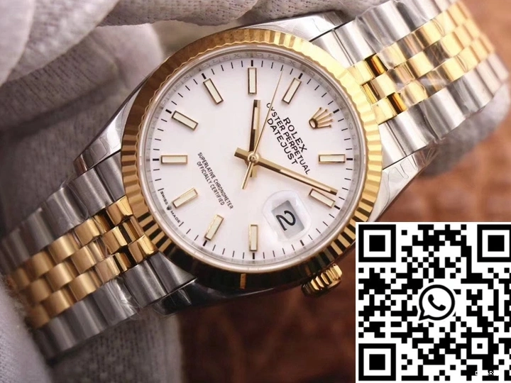 Rolex Factory Datejust M126233-0019 Dial White EW 1114